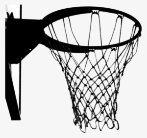 Clip Free Clip Free Stock Black And White In - Basketball Basket Png