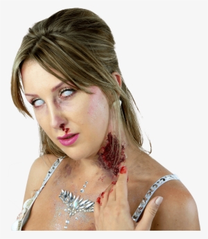 Bitten Mermaid Halloween Look - Scary Faces Transparent Png