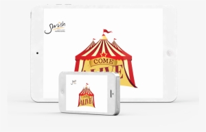 Come Alive - Zirkus-geburtstags-party Einladung