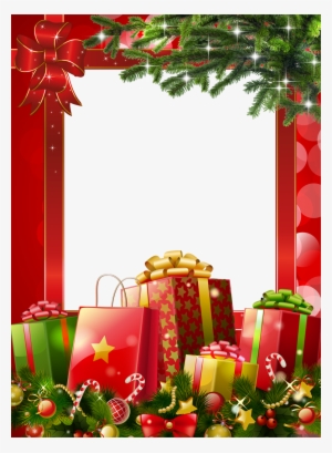 Presentes Do Papai Noel Moldura » Imagem Legal