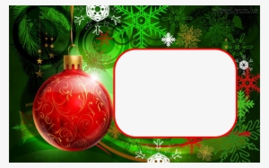 J Entrando Em Clima De Natal Fiz Umas Molduras Simples - Christmas Ball Red And Green