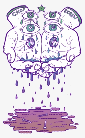 Art Drink Chop Purple Text Violet Font Organism Clip - Purple Drank Png