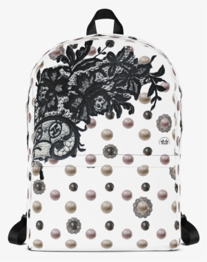 "black Lace Coquette" By Mariela Backpack - Garment Bag