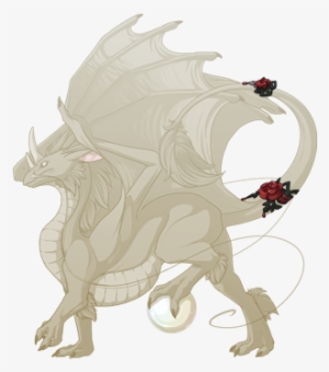 Black Lace Tail Ornament Pearlcatcher M - Flight Rising Light Dragons