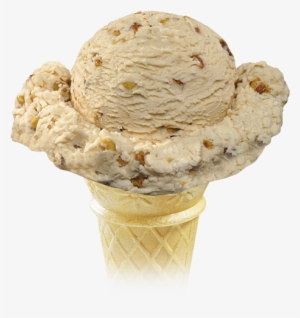 Maple Walnut, By The Scoop, Ice Cream - Maple Walnut Ice Cream Cone