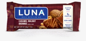 Caramel Walnut Brownie Flavor Packaging - Peppermint Luna Bar