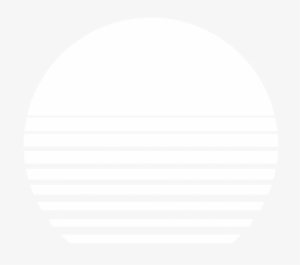 Scan Lines Waves - Miami Vice Sunset Png