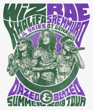 Main Poster Art - Dazed And Blazed Tour