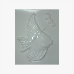 Betta Fish With Bubbles Plaster Mold - Rooster