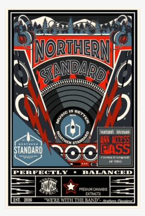Vintage Illustrated Northern Standard Music Concert - Concert