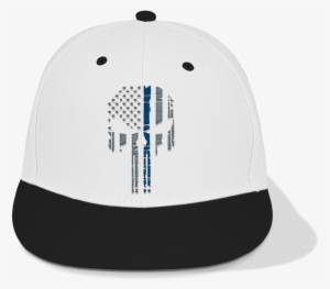 Punisher Skull Hat White - Baseball Cap