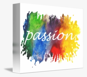 Passion Rainbow Splashes By Irina Sztukowski - Watercolor Painting