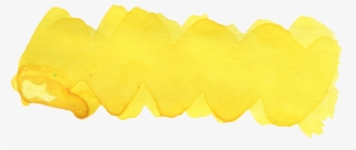 22 Yellow Watercolor Brush Stroke - Maidenhair Tree