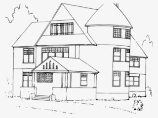 Clipart Black And White House