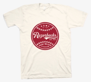 Razorback Baseball Tee - Calligraphy