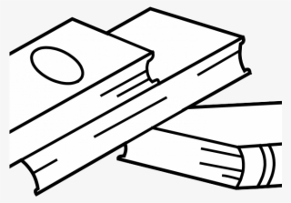 Book Page Cliparts - Book Stack Drawing Transparent