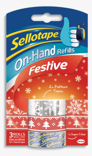 Decorative Tape - Sellotape Festive