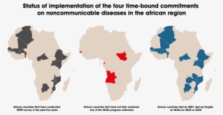 Status Of Implementation Of The Four Time-bound Commitments - World Map