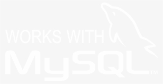 Mysql Logo Black And White - Johns Hopkins White Logo