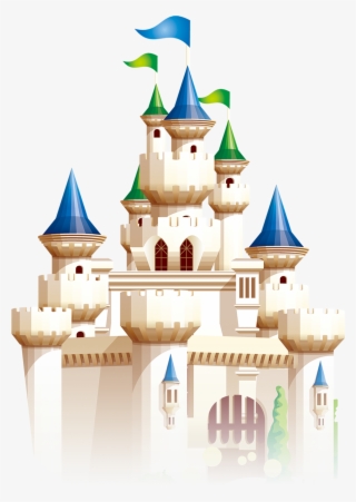 Fairytale Fantasy Castle Cartoon Free Hq Image Clipart - Beautiful Cartoon Princess