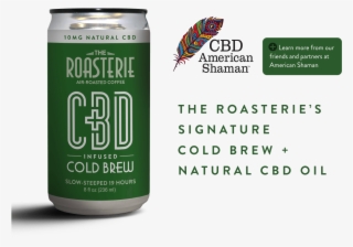 Caffeine Cans Nos Nitro Beverages Png Caffeine Cans - Roasterie Cbd Cold Brew