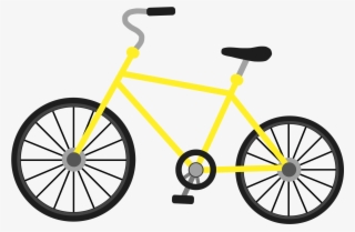 Colorful Transportation Bicycle Small Yellow Png And - Bicycle