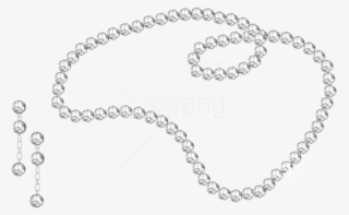 Free Png Download Diamond Necklace And Earringspicture - Necklace And Earrings Png