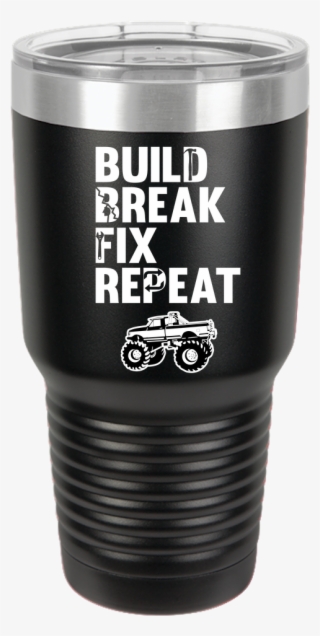 Build Break Fix Repeat Lifted Truck Polar Camel 30oz - 30 Oz Polar Camel
