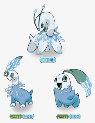 Chikorita, Bayleef And Meganium - Alola Forms Gen 2