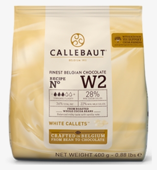 Moedas Branco 400g - Callebaut Chocolate Chips