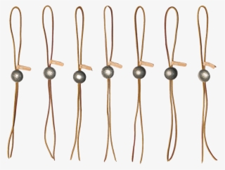 Mg Btc01 Hb Leather Bolo Tie W Concho