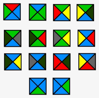 Wang 14 Tiles - Triangle