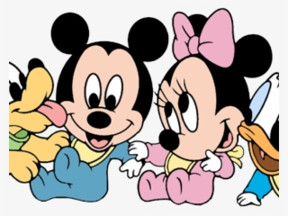 Disney Babies Cliparts - Baby Mickey Mouse And Friends