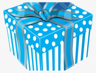 Birthday Present Clipart Wrapping A Present - Cute Gift Box Png
