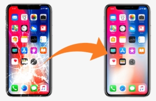 Direct Cell Hamilton - Iphone X Screen Repair Before And After