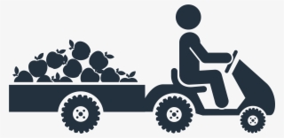 Pictogram Fruit Tree Clip Art Truck Silhouette - Odd Jobs