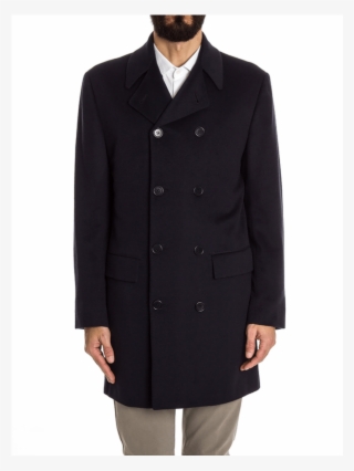 Kiton Coat Made Of Cashmere And Vicuna Blue - Coat