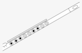 Flute Clipart Simple - Rohrer & Klingner Glass Dip Pen